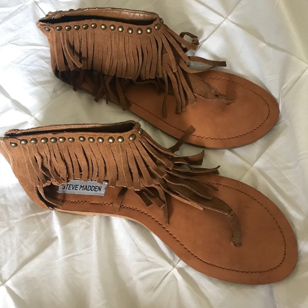 Steve Madden Fringe Sandals
